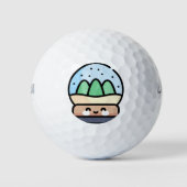 sneeuwwereldbol golfballen (Voorkant)