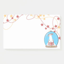 SneeuwWereldbol kerstpolaire Beren notities Post-it® Notes