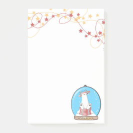 SneeuwWereldbol kerstpolaire Beren notities Post-it® Notes