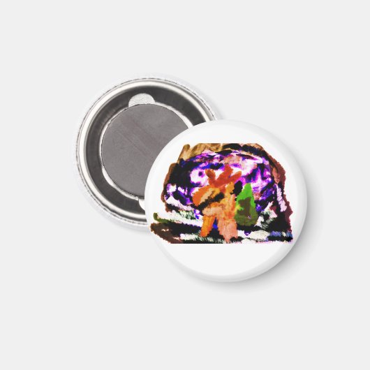 Sneeuwwereldbol Magneet (Voorkant / Achterkant)