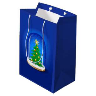 sneeuwWereldbol Medium Cadeauzakje