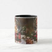 Sneeuwwereldbol met schattig Beer Mok (Midden)