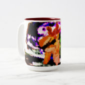 Sneeuwwereldbol Tweekleurige Koffiemok (Voorkant links)