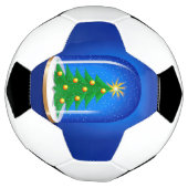 sneeuwWereldbol Voetbal (Gedraaid)