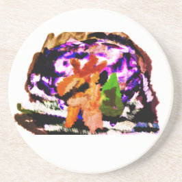 Sneeuwwereldbol Zandsteen Onderzetter