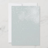 sneeuwWereldbollen Winter Wonderland Winter Baby s Kaart (Achterkant)