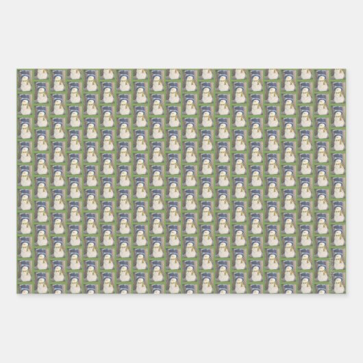 Sneeuwwerkpapiervaten met drie vellen (Voorkant 3)