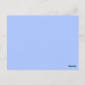 sneeuwwieg briefkaart (Achterkant)