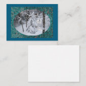 Sneeuwwinter in Minnesota Flat Note-kaarten Notitiekaartje (Voorkant / Achterkant)