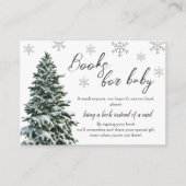Sneeuwwinterboom | Boeken voor Baby Enclosure Kaar Informatiekaartje (Voorkant)