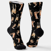 Sneeuwwinterdieren Fox Doe en haasje Sokken (Gebogen)