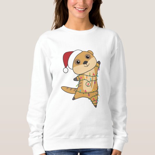 Sneeuwwinterdieren met kerstmis trui (Voorkant)