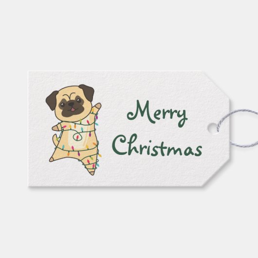 Sneeuwwinterdieren van het type Dogs Trucker Ha Cadeaulabel (Voorkant (Horizontaal))