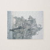 Sneeuwwinterlandschap Legpuzzel (Horizontaal)