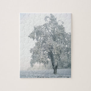 Sneeuwwinterlandschap Legpuzzel