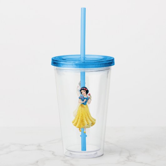 Sneeuwwit Acryl Drinkbeker (Voorkant)