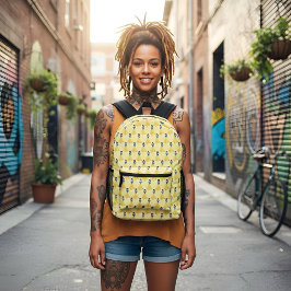 Sneeuwwit Bedrukte Rugzak