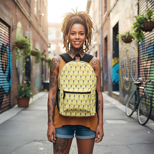 Sneeuwwit Bedrukte Rugzak