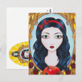 Sneeuwwit Briefkaart (Voorkant / Achterkant)