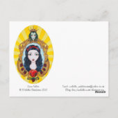 Sneeuwwit Briefkaart (Achterkant)