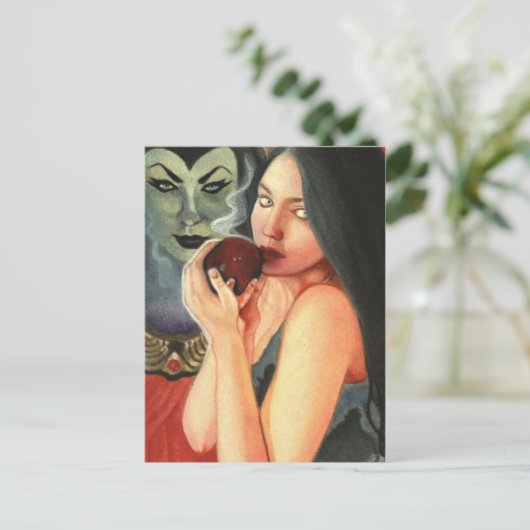 Sneeuwwit Briefkaart (Staand voorkant)