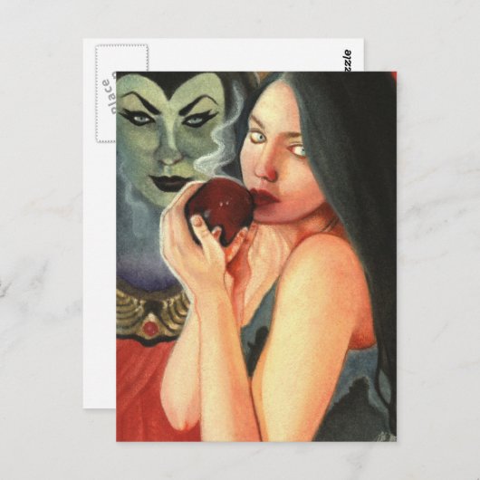 Sneeuwwit Briefkaart (Voorkant / Achterkant)