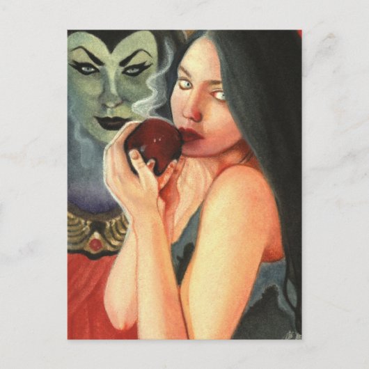 Sneeuwwit Briefkaart (Voorkant)