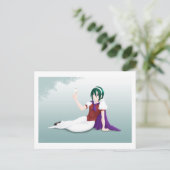 Sneeuwwit Briefkaart (Staand voorkant)