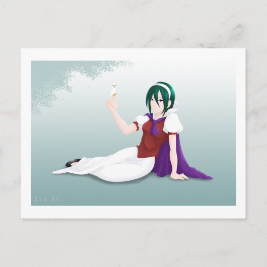 Sneeuwwit Briefkaart (Voorkant)