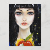 Sneeuwwit en briefkaart van de gifappel (Voorkant)