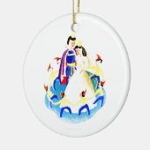 Sneeuwwit en de Zeven  Druk van WPA van Dwarfs Keramisch Ornament (Links)