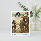 Sneeuwwit en de zeven dwergen briefkaart (Staand voorkant)