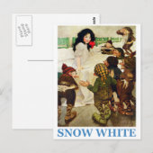 Sneeuwwit en de zeven dwergen briefkaart (Voorkant / Achterkant)