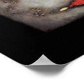 Sneeuwwit en rood roodrood ~ Melk op maat ~ Classi Poster (Hoek)