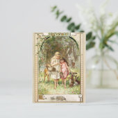 Sneeuwwit en Roos Rood door Hermann Vogeltry Briefkaart (Staand voorkant)