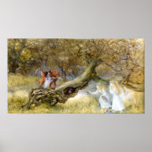 Sneeuwwit en Roos rood Poster (Voorkant)