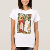 Sneeuwwit en Roos rood T-shirt (Voorkant)