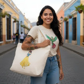 Sneeuwwit Grote Tote Bag