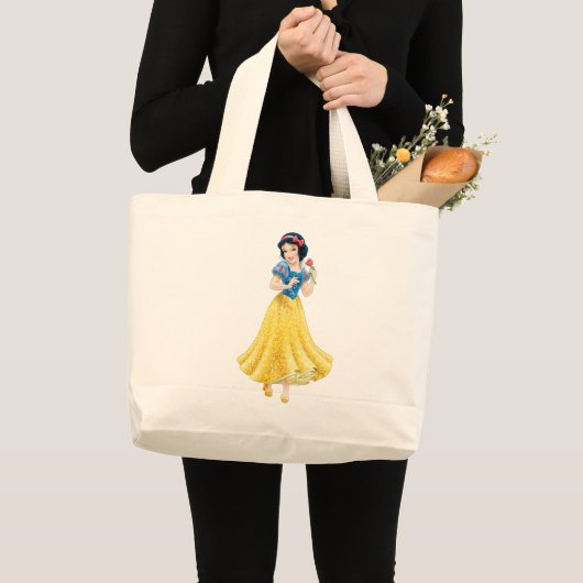 Sneeuwwit Grote Tote Bag (Voorkant (product))