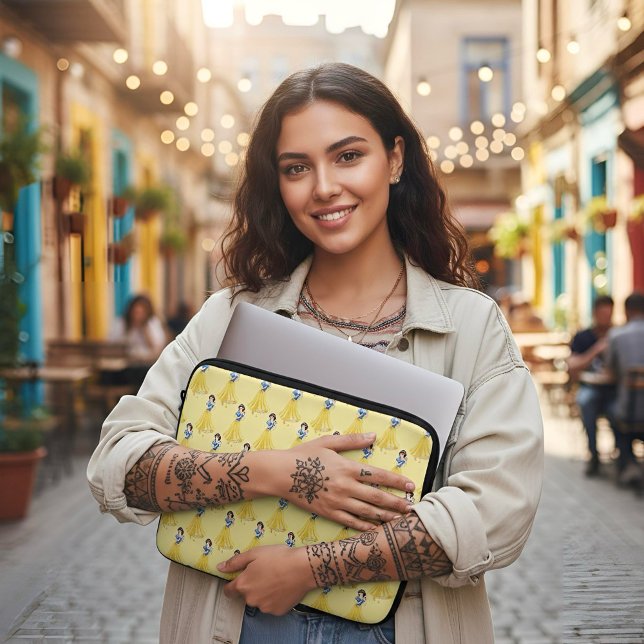 Sneeuwwit Laptop Sleeve (Creator heeft geüpload)