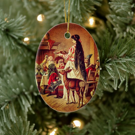 Sneeuwwit - sproeier - Märchen - Grimm Keramisch Ornament (Boom)