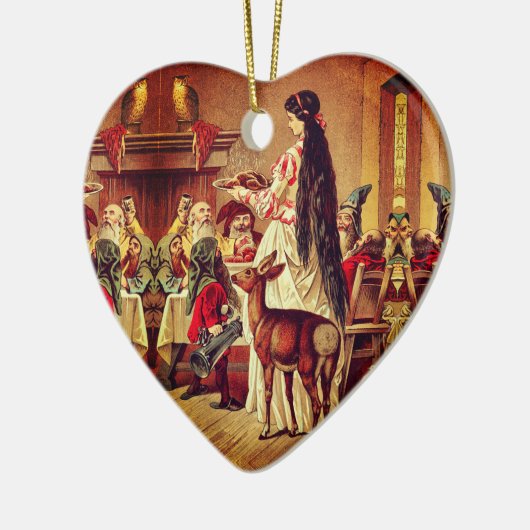 Sneeuwwit - sproeier - Märchen - Grimm Keramisch Ornament (Links)