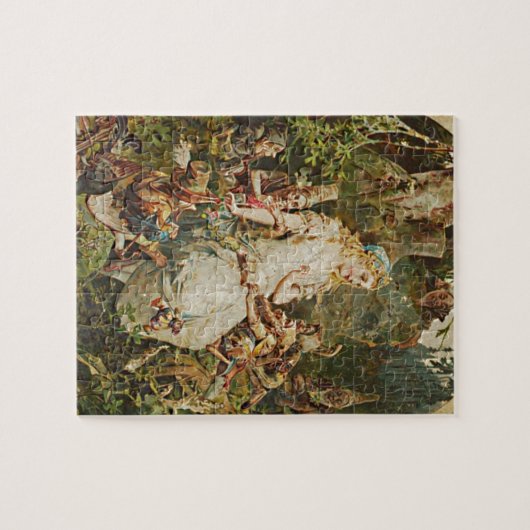 Sneeuwwitafbeelding van de Duitse airy Tale Legpuzzel (Horizontaal)