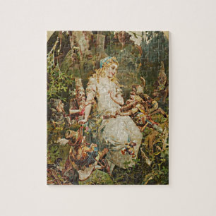 Sneeuwwitafbeelding van de Duitse airy Tale Legpuzzel