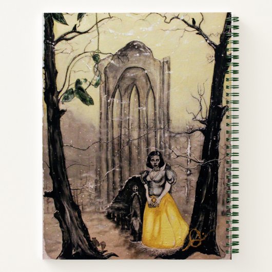 Sneeuwwitboek en 7-inch Dwarfs Schets Journal Notitieboek (Achterkant)