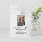 Sneeuwwitboom Viering van het leven begrafenis Kaart (Staand voorkant)