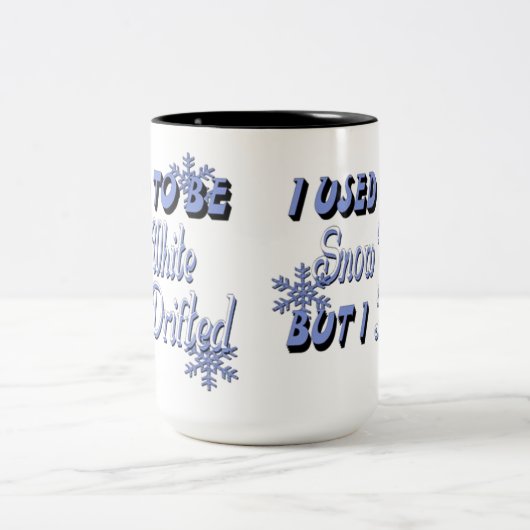 Sneeuwwitcitaat Mok Humor vrouwen (Center)