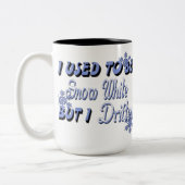 Sneeuwwitcitaat Mok Humor vrouwen (Links)