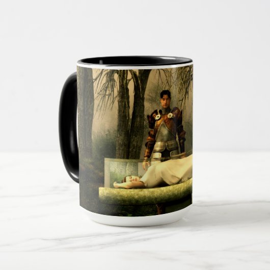 Sneeuwwitglas Mok (Voorkant links)