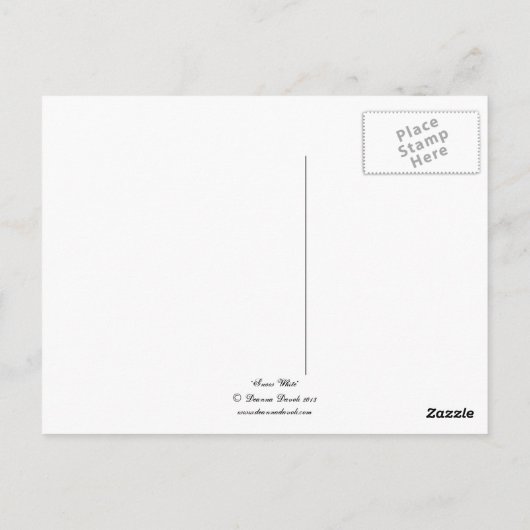 Sneeuwwitje - Briefkaart (Achterkant)